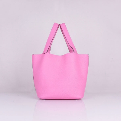 Hermes Picotin Lock PM Bag in Clemence Leather 8616 Pink